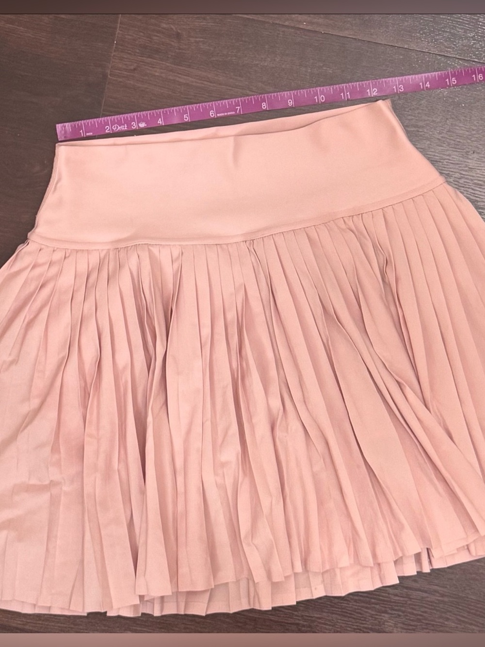 Alo Yoga Grand Slam Tennis Skirt Pink Quartz Size Large - Picture 3 of 7